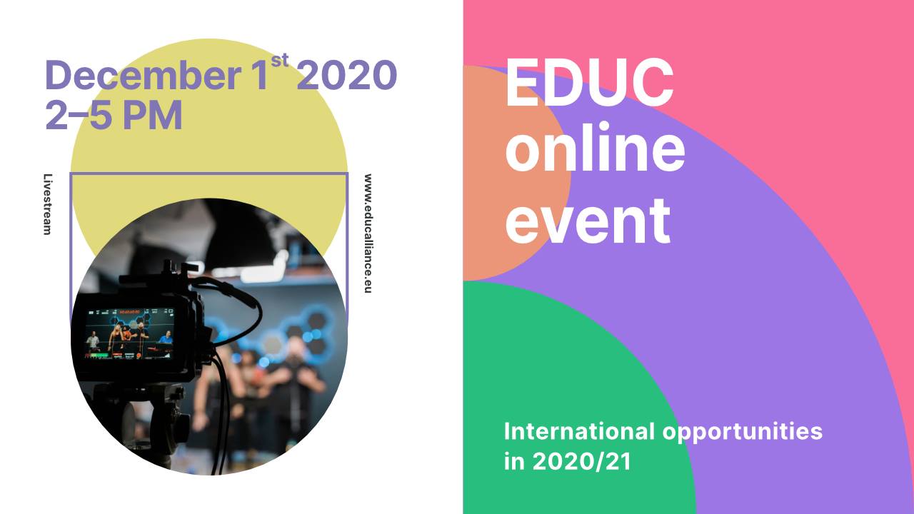 EDUC online esemény-Nemzetközi Lehetőségek