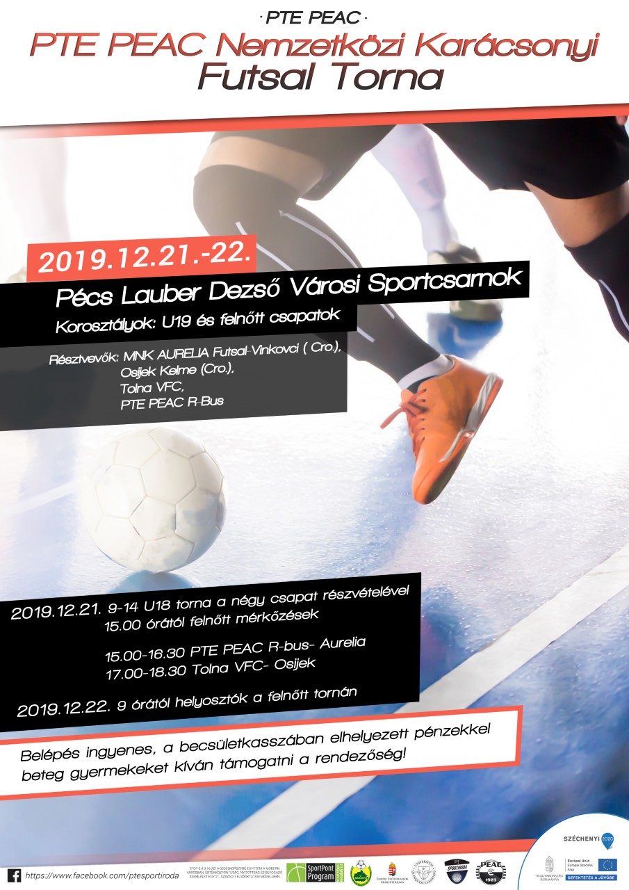 PTE PEAC Nemzetközi Karácsonyi Futsal Torna