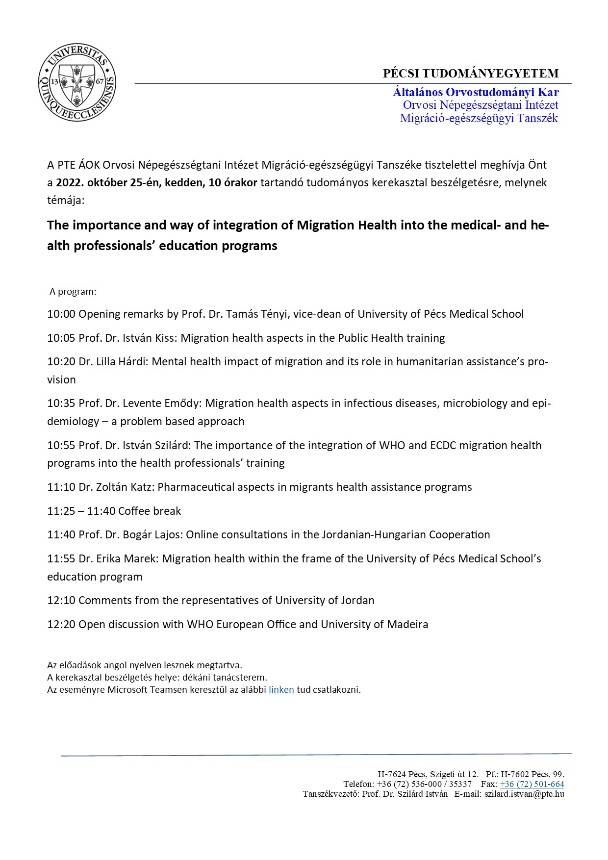 A migrációs egészségügy integrálásának fontossága az egészségügyben