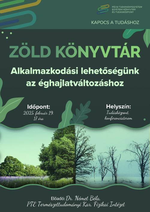 Alkalmazkodási lehetőségünk az éghajlatváltozáshoz