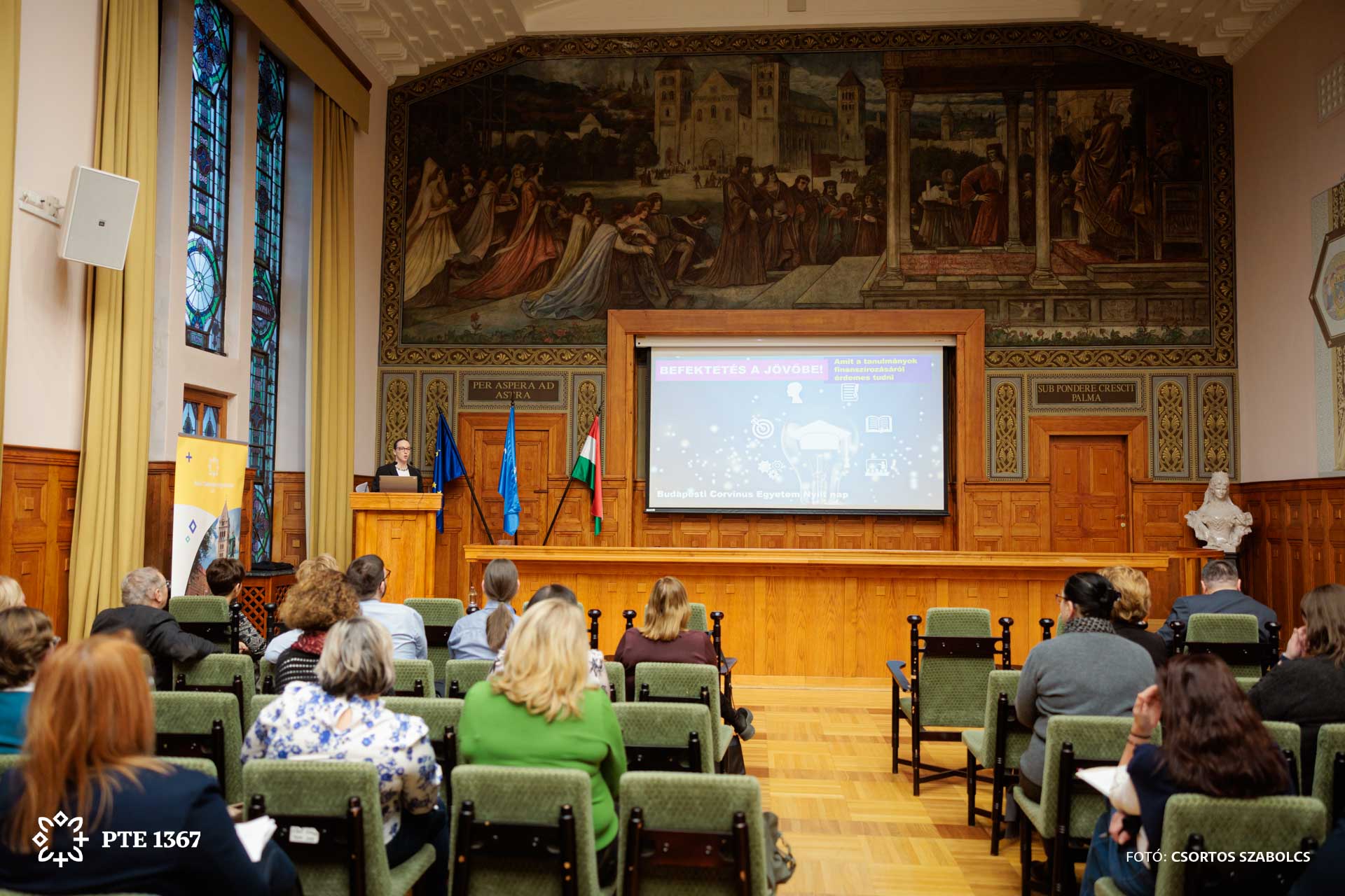 Bercsényi Renáta, a Diákhitel Központ Zrt. képviselője