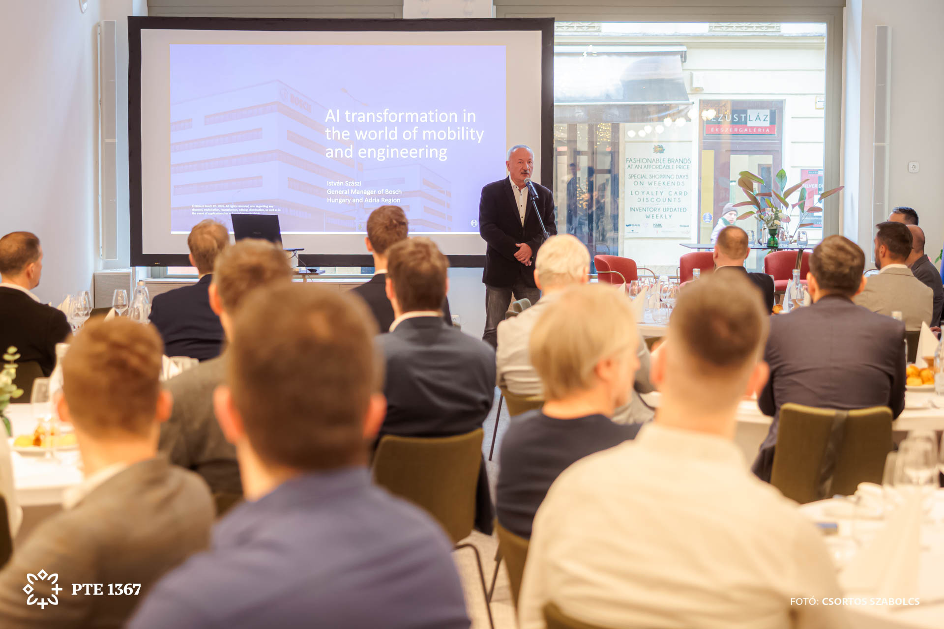 Smart Bar - dr. Miseta Attila, a PTE rektora