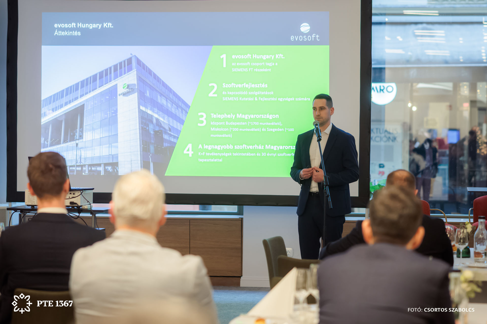 Cseh István, az&nbsp;evosoft Hungary Kft.&nbsp;üzletfejlesztési vezetője