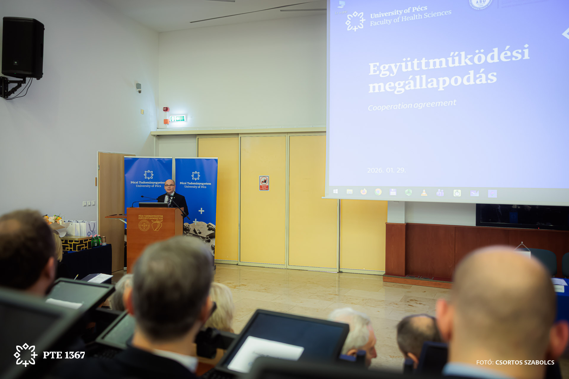 Dr. Betlehem József, a Pécsi Tudományegyetem általános, stratégiai és kapcsolati rektorhelyettese