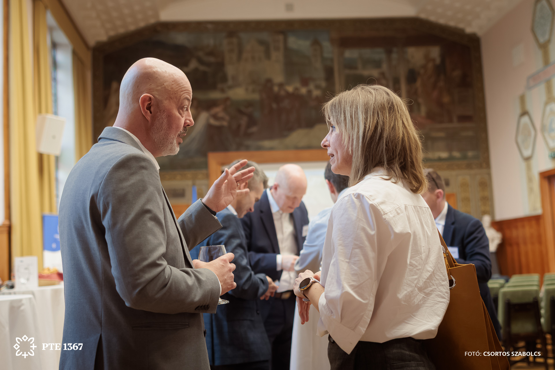 Zalay Buda, a Körber Hungária Kft. ügyvezetője -A Német–Magyar Ipari és Kereskedelmi Kamara (DUIHK) és a Pécsi Tudományegyetem együttműködési megállapodást írt alá.