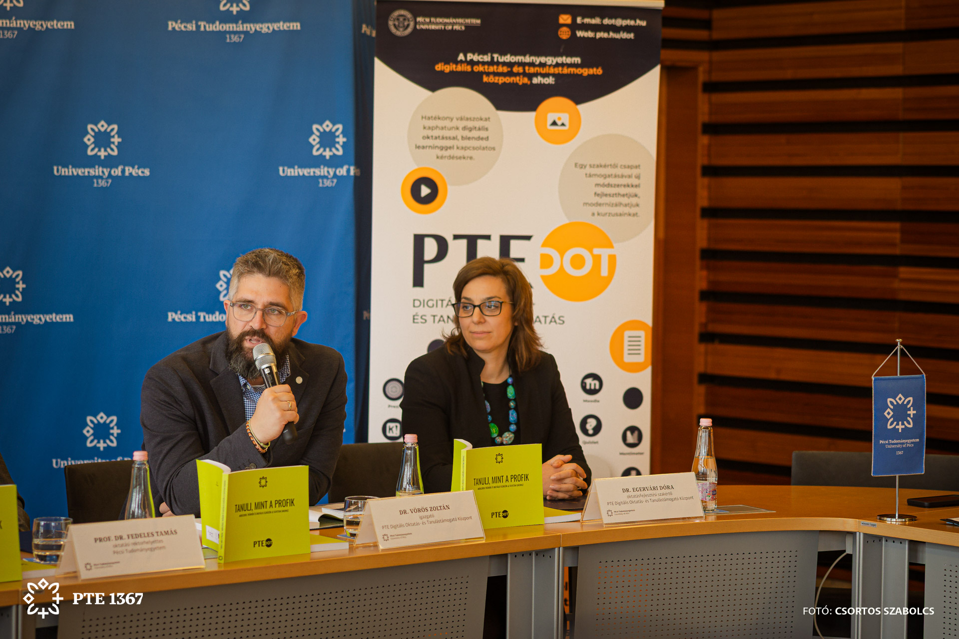 Vörös Zoltán egyetemi docens, a PTE Digitális Oktatás- és Tanulástámogató Központ igazgatója