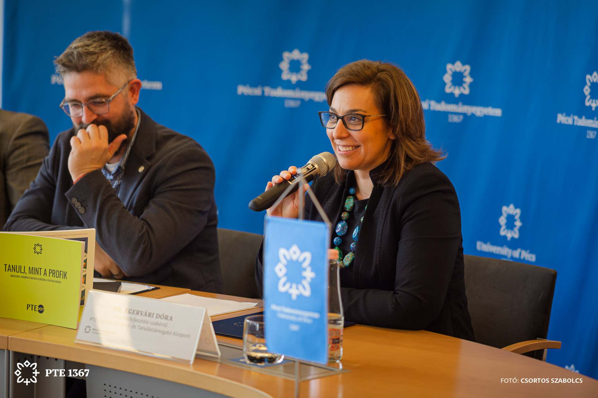 Egervári Dóra&nbsp;egyetemi adjunktus, a PTE DOT oktatásfejlesztési szakértője