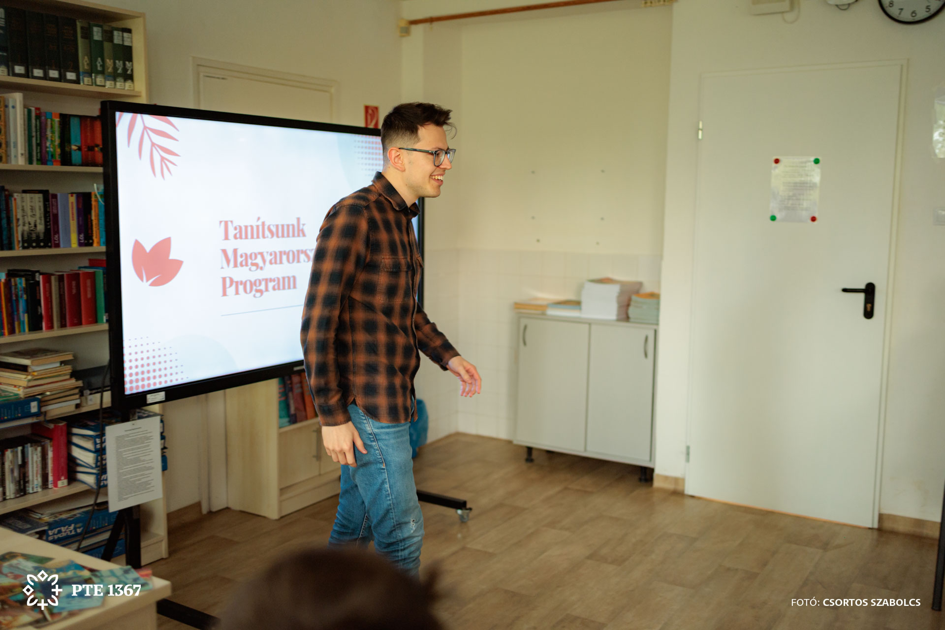 Nyitóelőadás a Tanítsunk Magyarországért Program keretében szervezett látogatáson