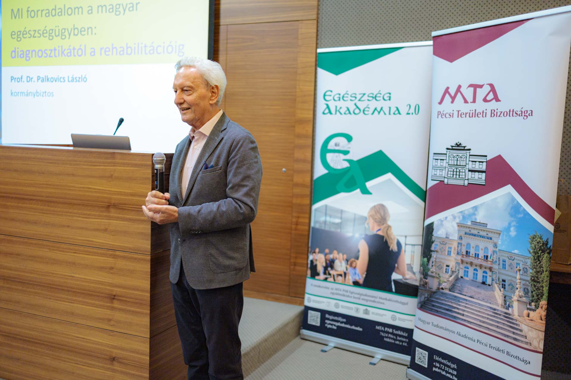 dr. Bódis József nyitóbeszéde dr. Palkovics László előadása előtt az Egészségakadémián