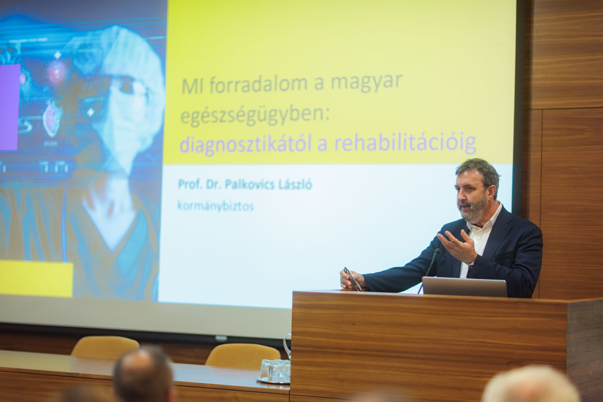 dr. Palkovics László előadása az Egészségakadémián