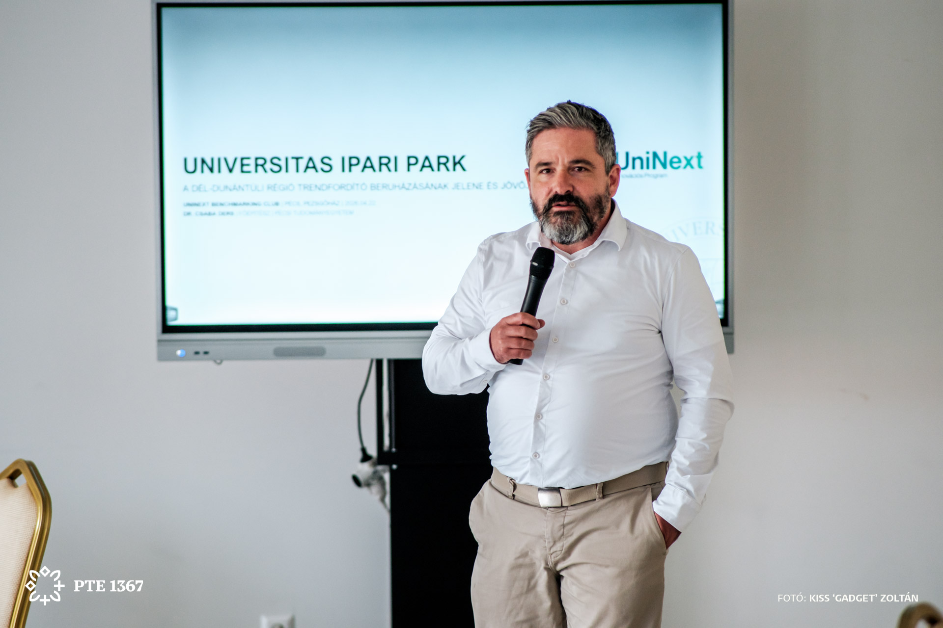 Dr. Csaba Ders, a Pécsi Tudományegyetem egyetemi főépítésze 