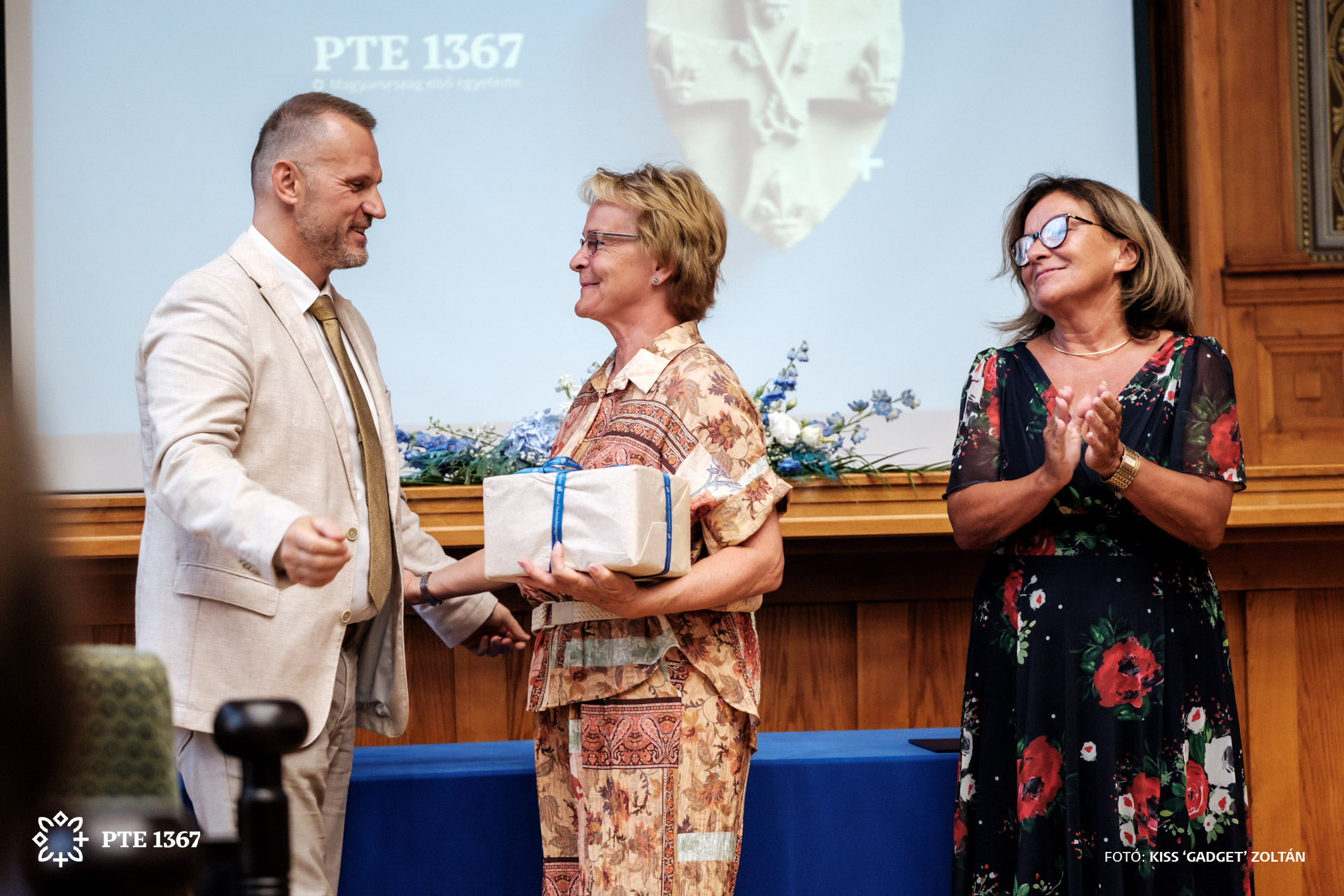 Prof. Dr. Fedeles Tamás, Dezső Emőke, Dr. Gerner Zsuzsanna / Fotó: Kiss 'Gadget' Zoltán