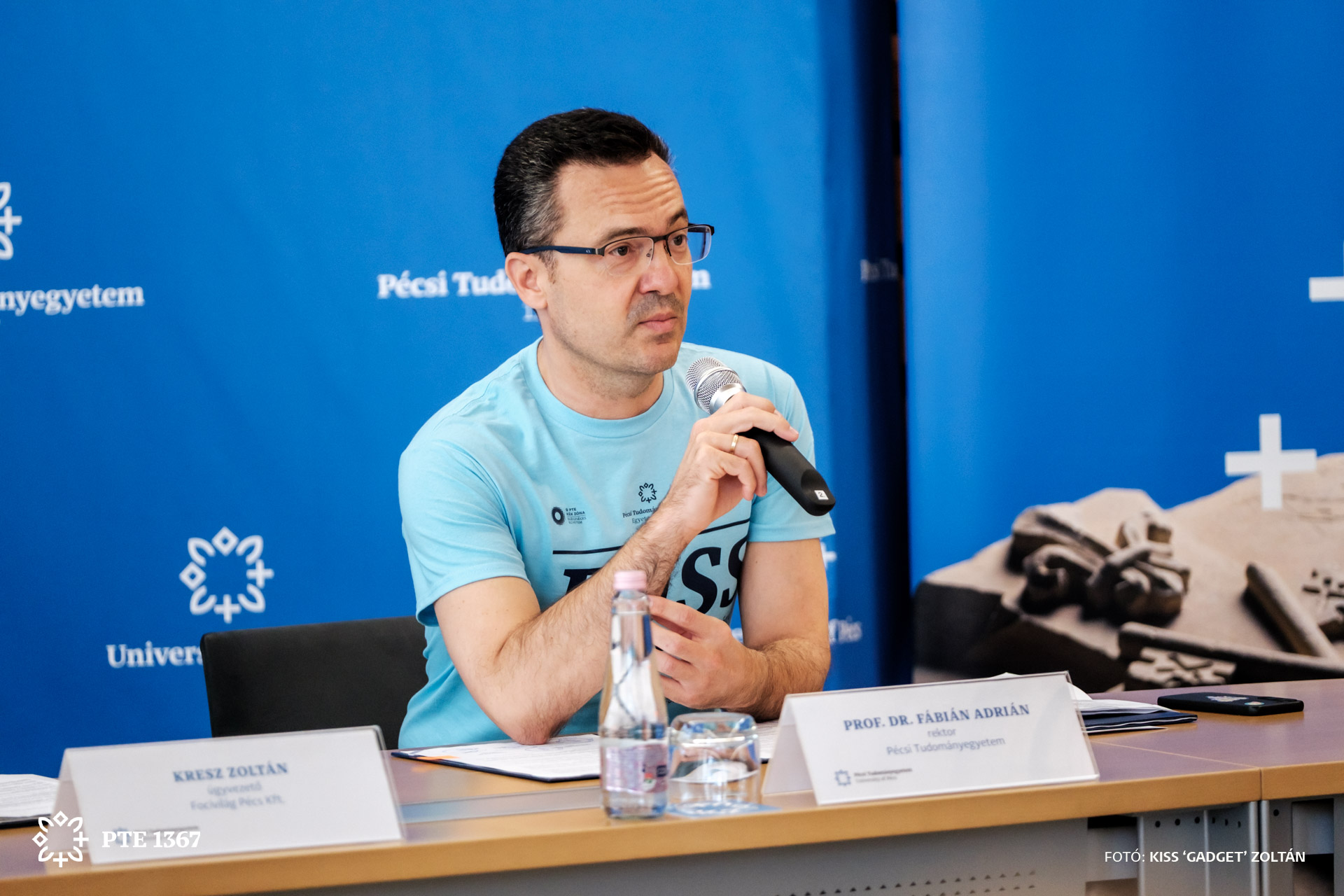 Fábián Adrián, a PTE rektora / Fotó: Kiss 'Gadget' Zoltán