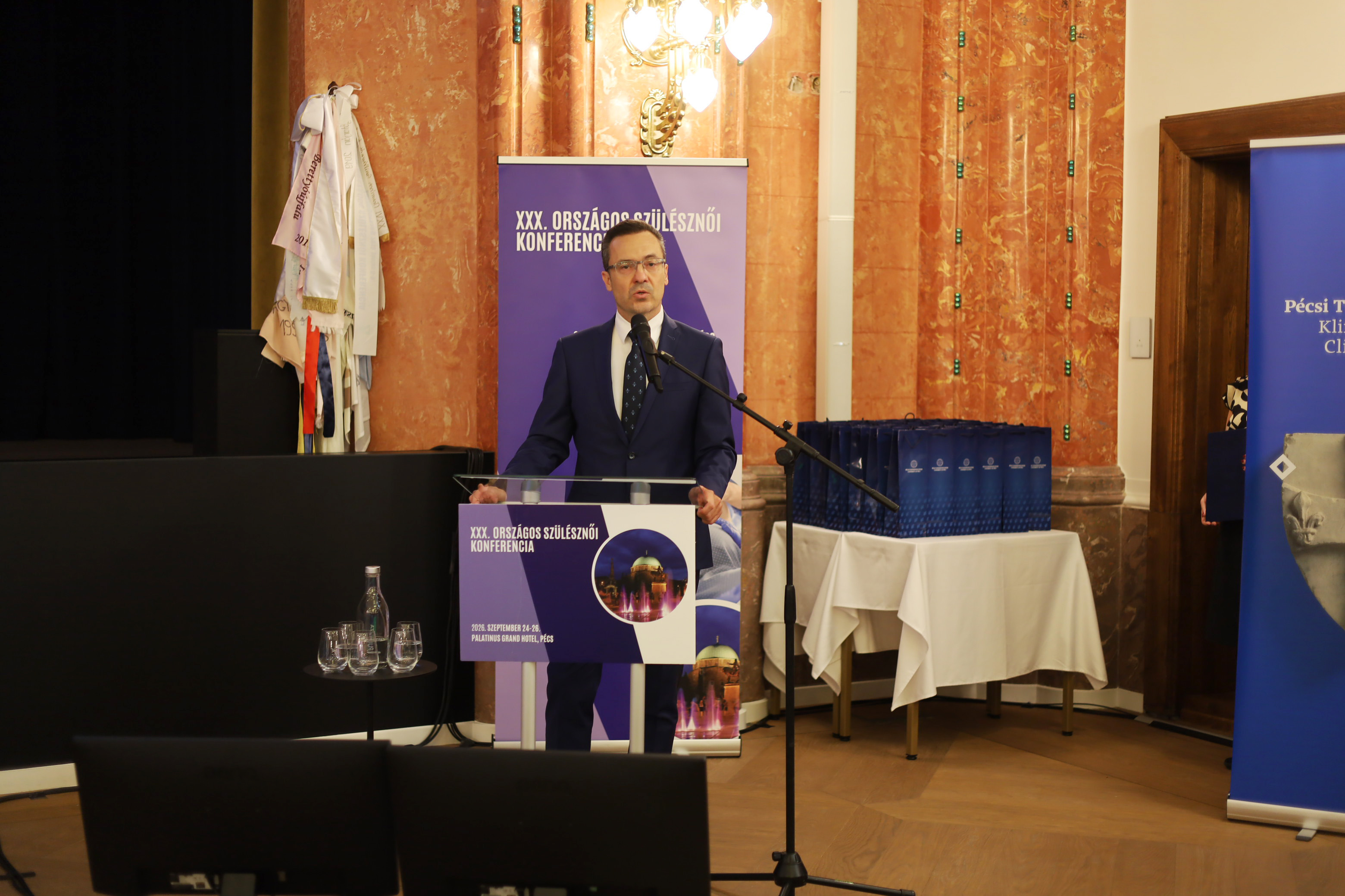 Fábián Adrián, a Pécsi Tudományegyetem rektora / Fotó: Aknai Péter
