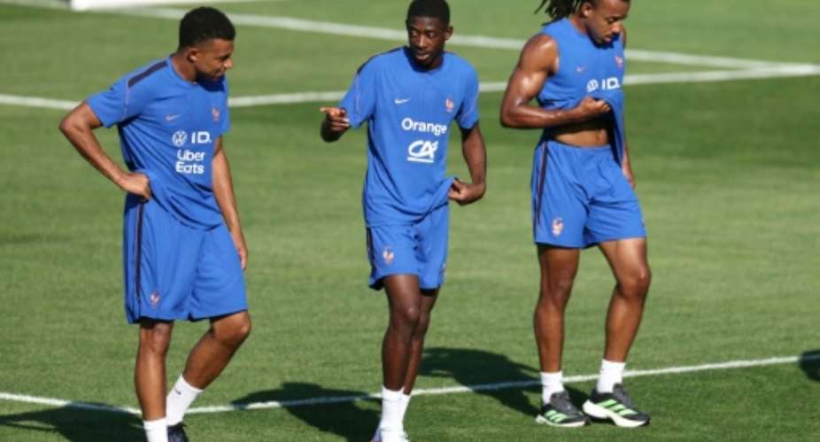 AFP fotó, Mbappé, Dembele, Koundé