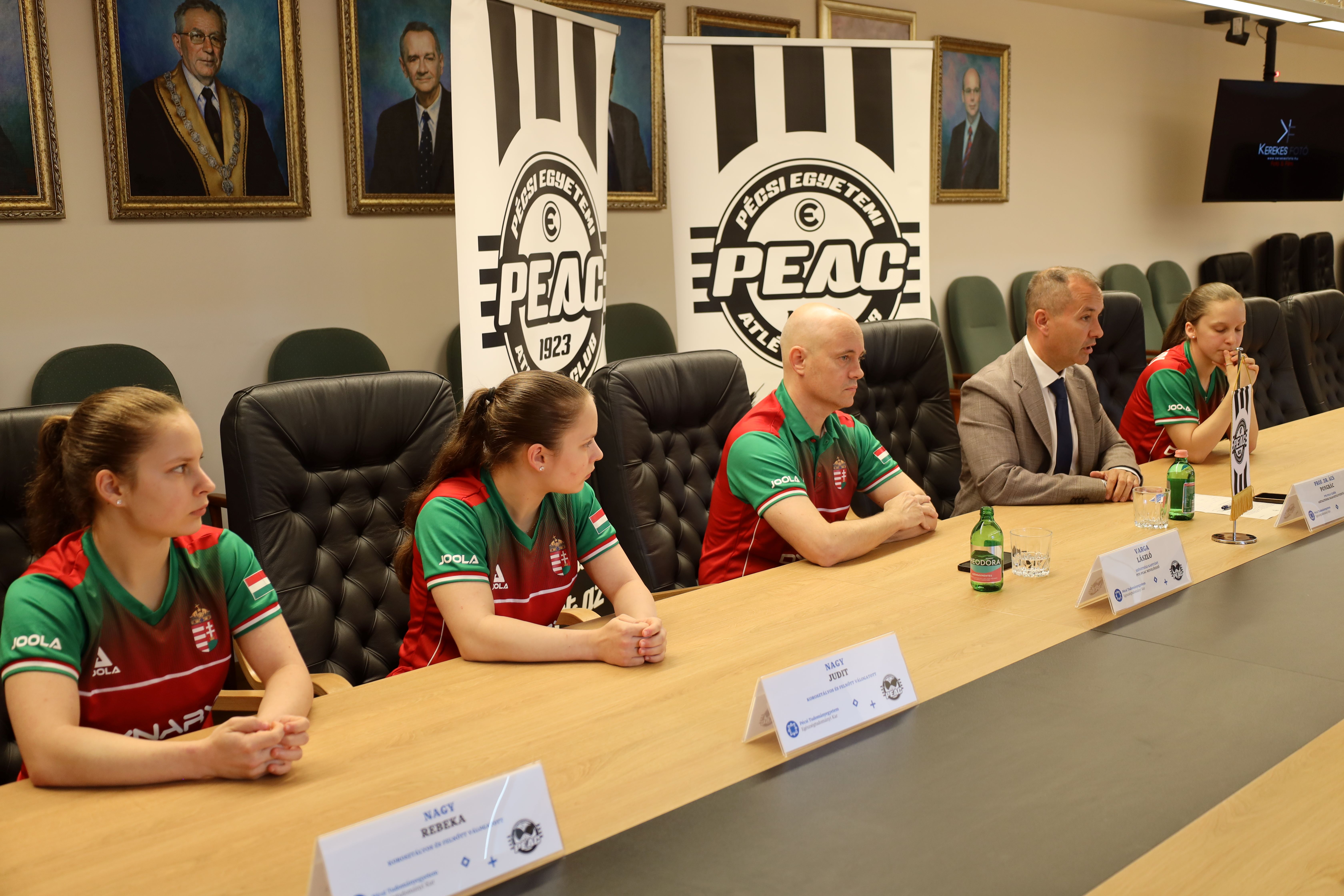 PEAC asztalitenisz sajtótájékoztató