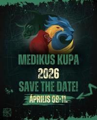 Medikus kupa plaklát -  Save the date - április 9-11