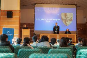 20260119 Pécs Winter School program nyitó ünnepség