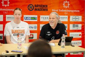 20260610 NKA Universitas Pécs Női Kosárlabda Klub sajtótájékoztatója