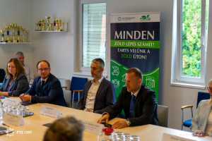 20260910 PTE Zöld Egyetem Program Pályázati Alap (ZEPPA) támogatási szerződések ünnepélyes aláírása