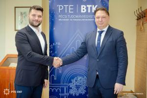 20260608 PTE BTK és Via Pannonia Kft együttműködési megállapodás
