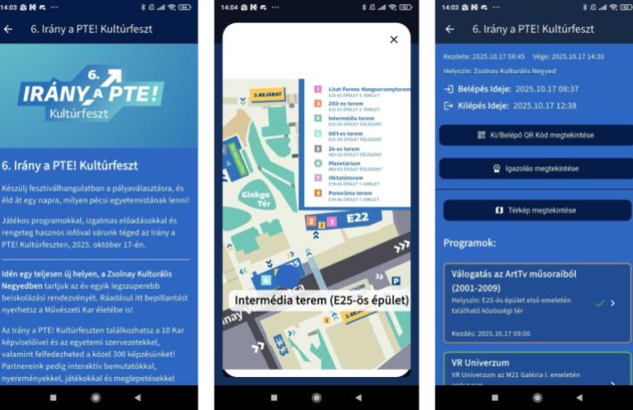 Szavazzunk az Irány a PTE! applikációra Az Év honlapja 2025 versenyen!