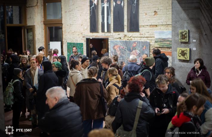 PTE 008 műterem kiállításmegnyitó