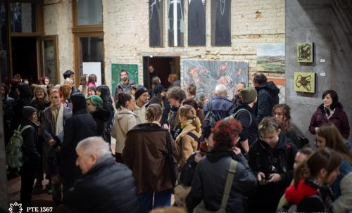 PTE 008 műterem kiállításmegnyitó