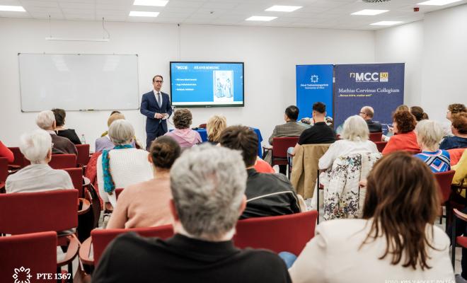 Mathias Corvinus Collegium és a PTE ETK által közösen szervezett panelbeszélgetés