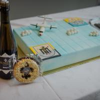 20260330 Pogány reptér Müncheni gép érkezése