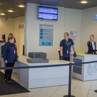 20260330 Pogány reptér Müncheni gép érkezése