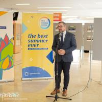 20260415 10 éves a Pécs Summer School Program kiállításmegnyitó