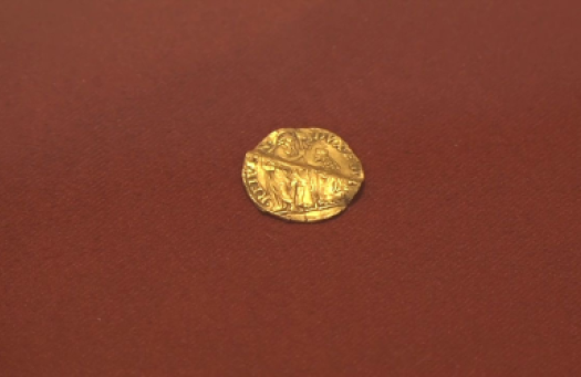 Ritka aranypénzt találtak a régészek